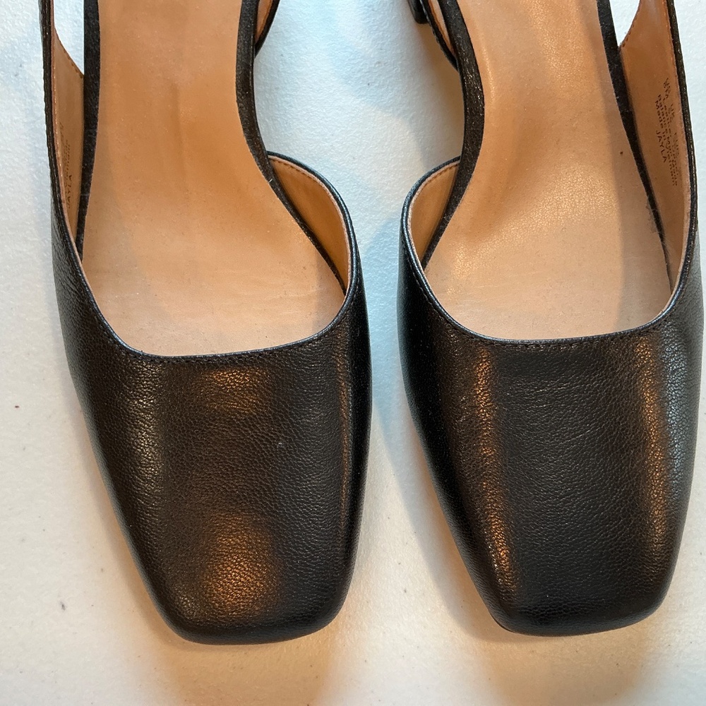Naturalizer Black Slingback Heels - Picture 9 of 12